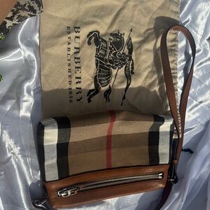 Burberry Brown and Black crossbody bag